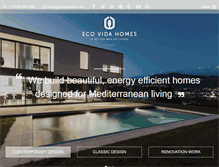 Tablet Screenshot of ecovidahomes.com